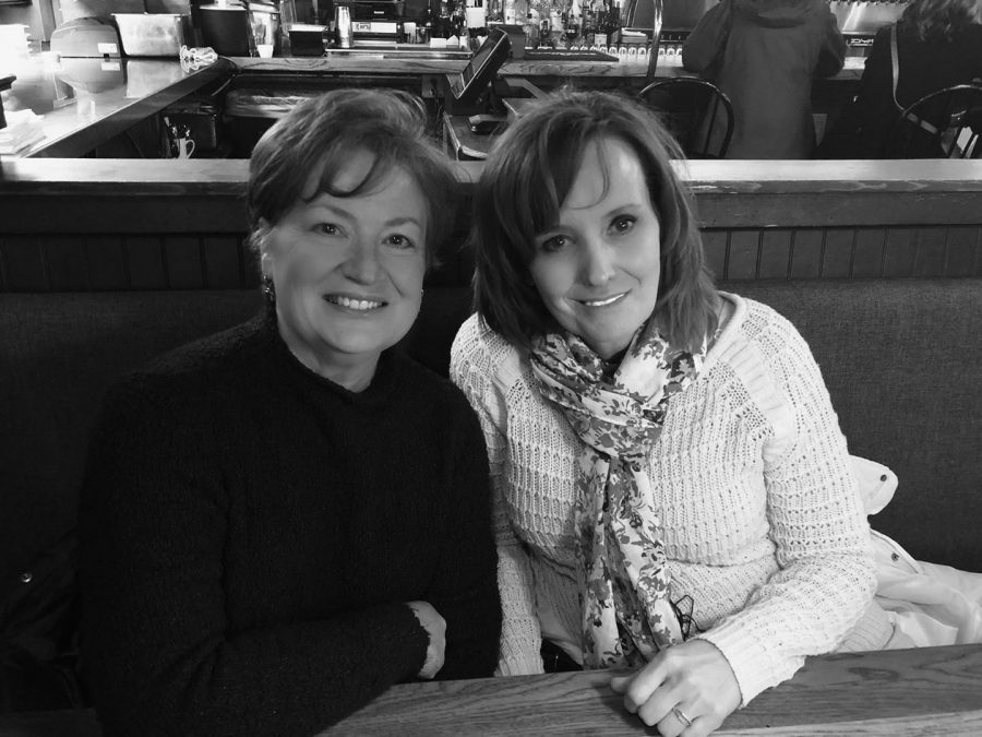 Lisa Shields and Nancy Reorda, the moms of two of our editors, pose on vacation. 