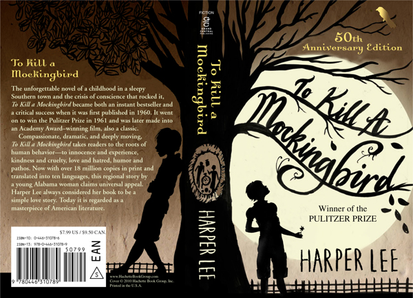 A copy of the 50th anniversary edition of To Kill a Mockingbird. 