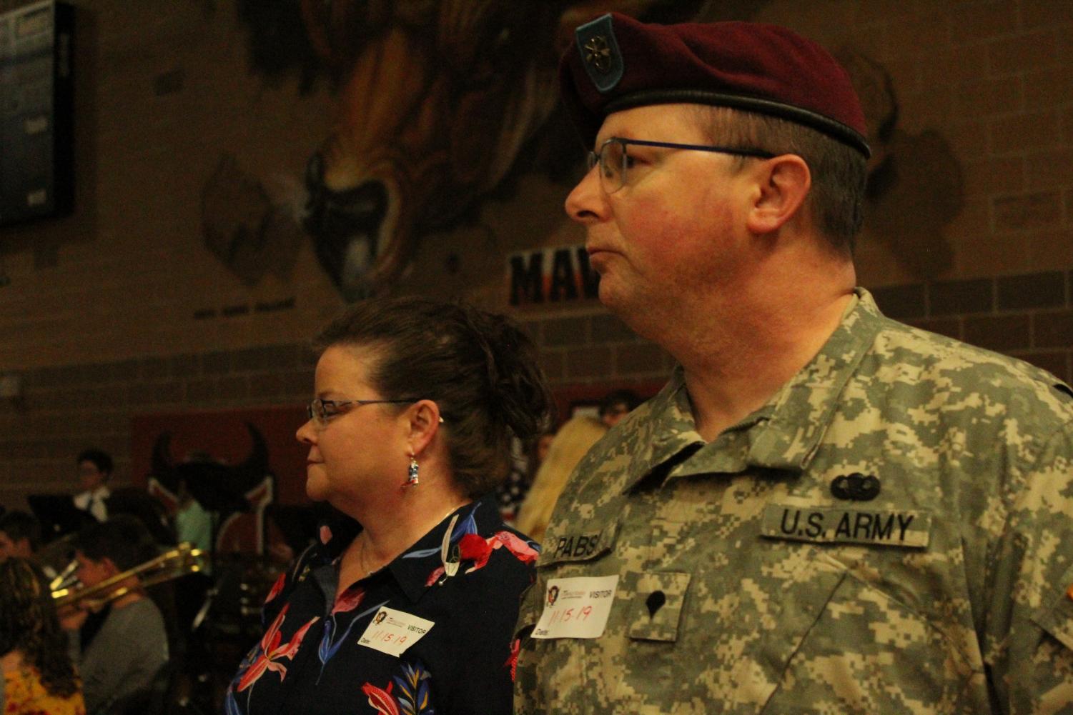Mead+holds+the+line+and+honors+its+Veterans+in+the+annual+Veterans+Day+Assembly