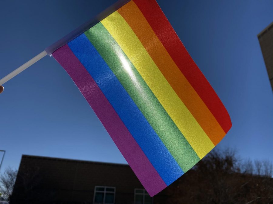The first pride flag was made in 1978 by Gilbert Baker. He met Harvey Milk, who convinced him to make a symbol for the gay community. 