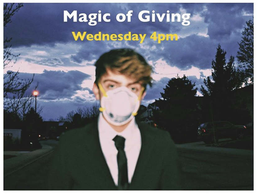 Alec Mueller (20), a talented magician, used his skill to raise money for a good cause in our community.