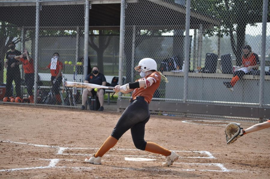 Savanna+Griebling+%2821%29+has+been+an+exceptional+player+this+year.+She+plans+on+attending+college+on+a+softball+scholarship+as+a+result+of+her+hard+work+and+dedication.+