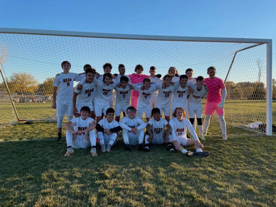 The Boys Soccer team is looking forward to more victories.