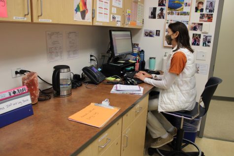 The health office is where students are asked to go to if they feel sick at school or begin to experience any major or minor symptoms.
