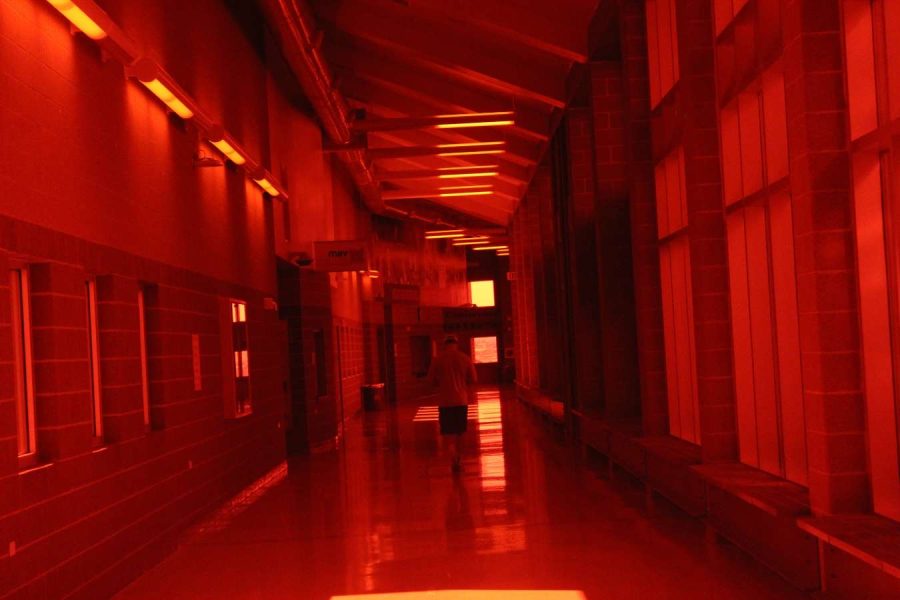 Red hallway