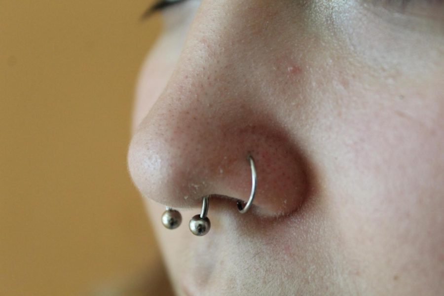 Kaliegh Beamish’s (‘23) piercings represent who she is in many ways.