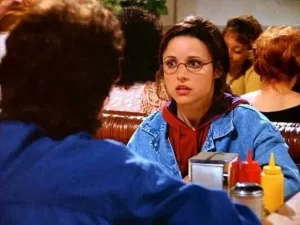 Seinfeld follows the everyday life of comedian Jerry Seinfeld and his friends, with Eliane Beans being the only female lead.