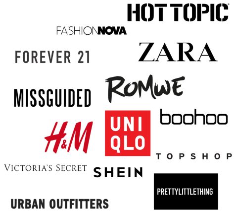 The top fast fashion brands as of recently include Zara, Hot Topic, and others.