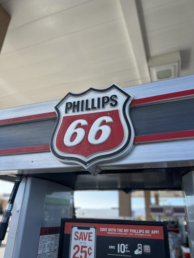 Gas Pump at Phillips 66 gas station