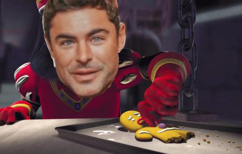 Efron’s face resembles his second cousin Lord Farquaad.
