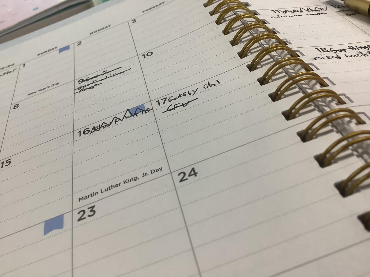 Planner Calendar Homework