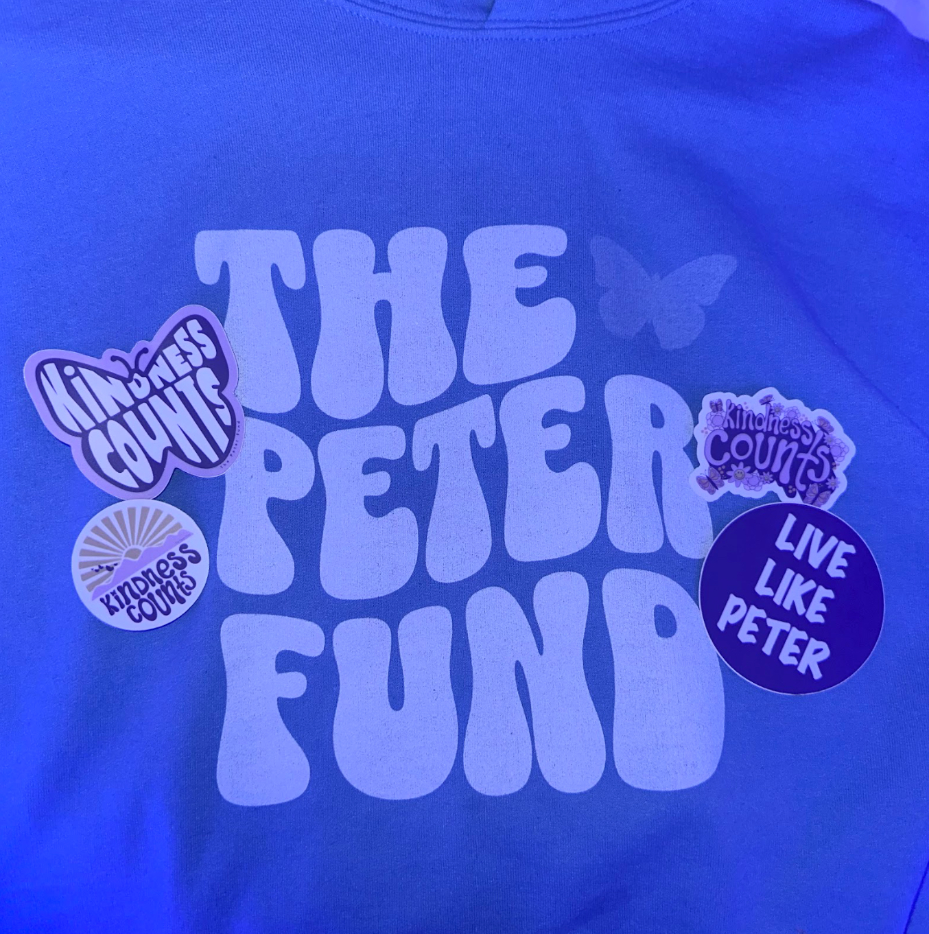 ThePeterFund’s website features the merchandise they have for purchase.
