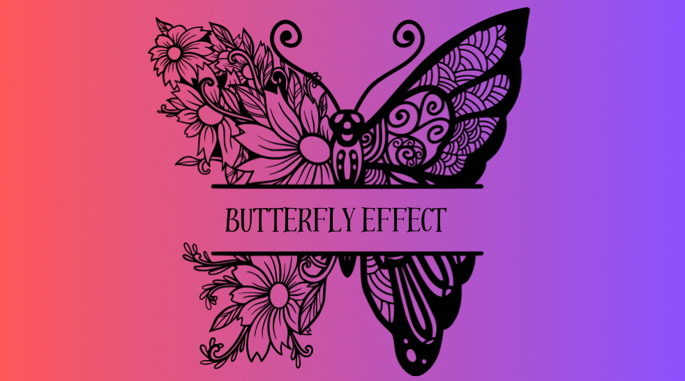 The+butterfly+effect+is+based+on+a+butterfly+flapping+its+wings.+