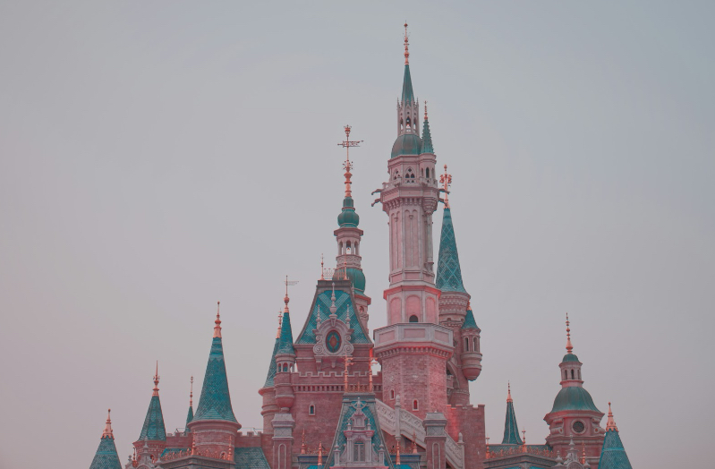 Disney Castle at Shanghai Disneyland Park. 