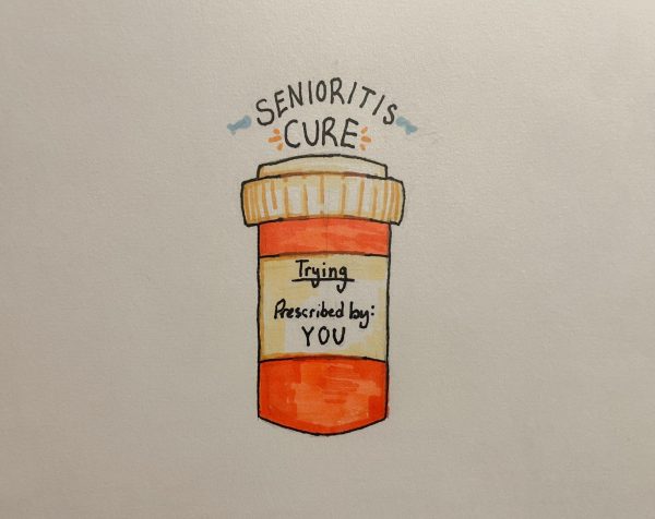 The "cure" to senioritis is trying and caring.