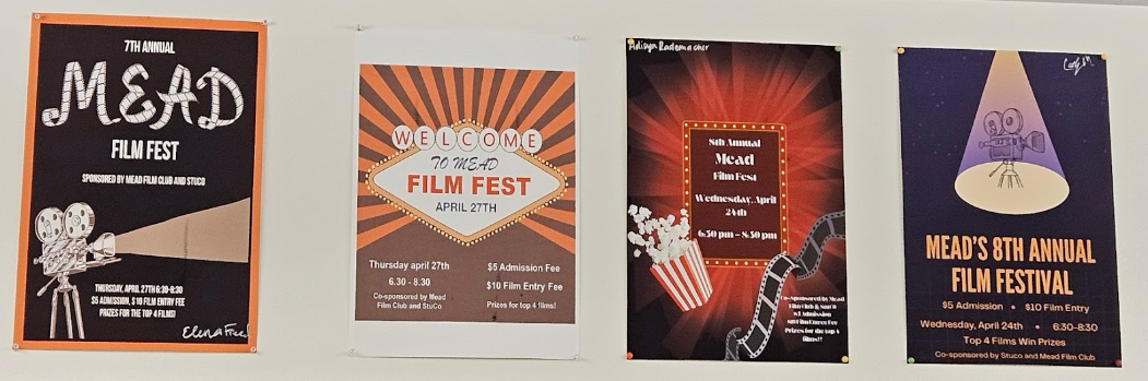 Mead’s annual Film Fest is produced by Film Club, all students are invited to enjoy mini-films by fellow students.