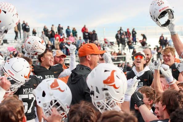 The Mavs celebrate after a win against Pomona, pushing them into the 3A state championship.

Image Credit: "Happiness comes with tears" by Margos Lens Photography