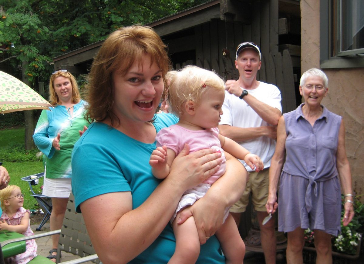 Although I wasn’t born in NY, we moved before I had my first birthday. This made the event more special because most of my family had already lived in Rochester or Irondequoit, so they got to see me for my first birthday party. 