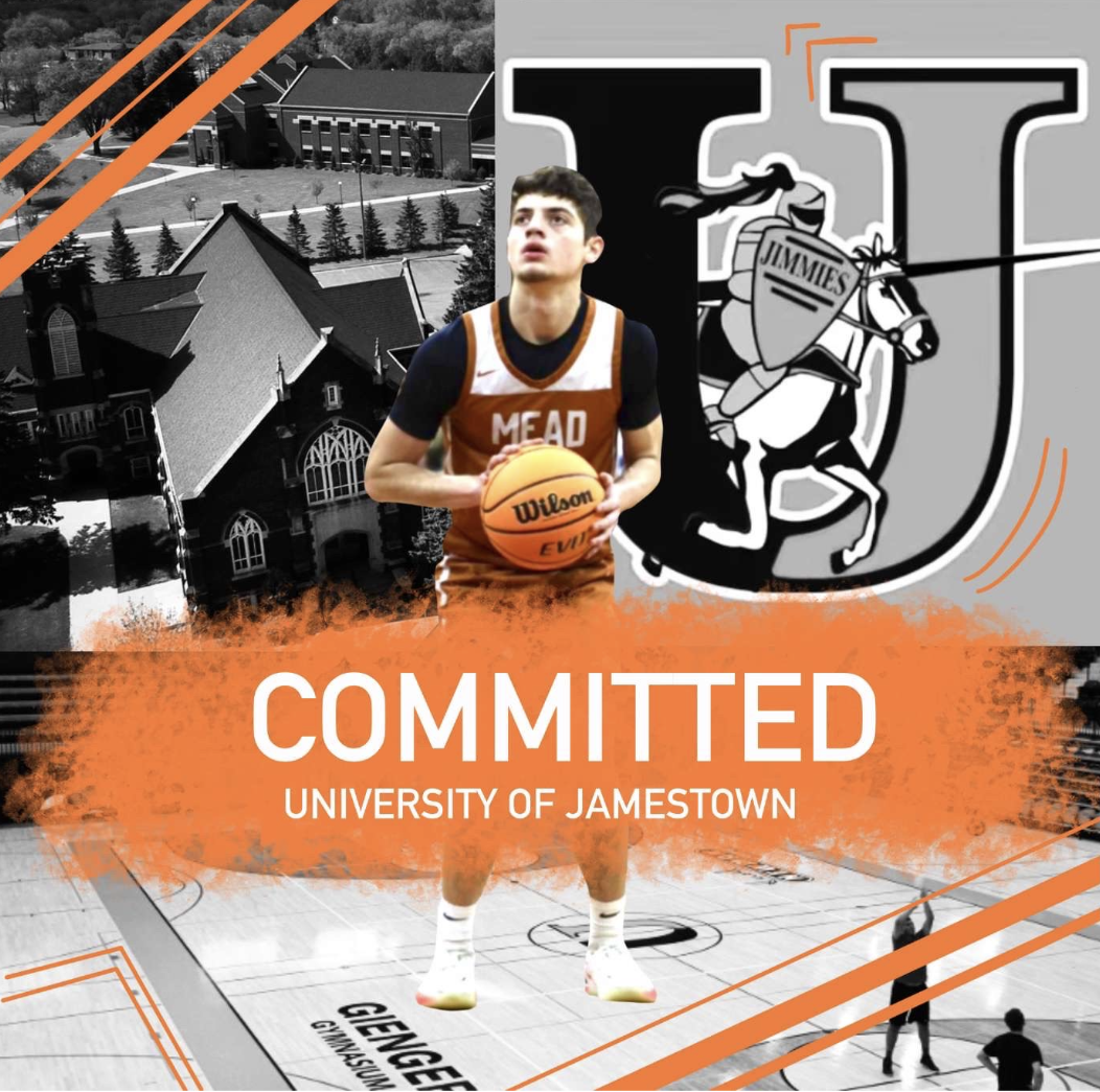 Matthew Angelo ('25) announces his commitment to the University of Jamestown.