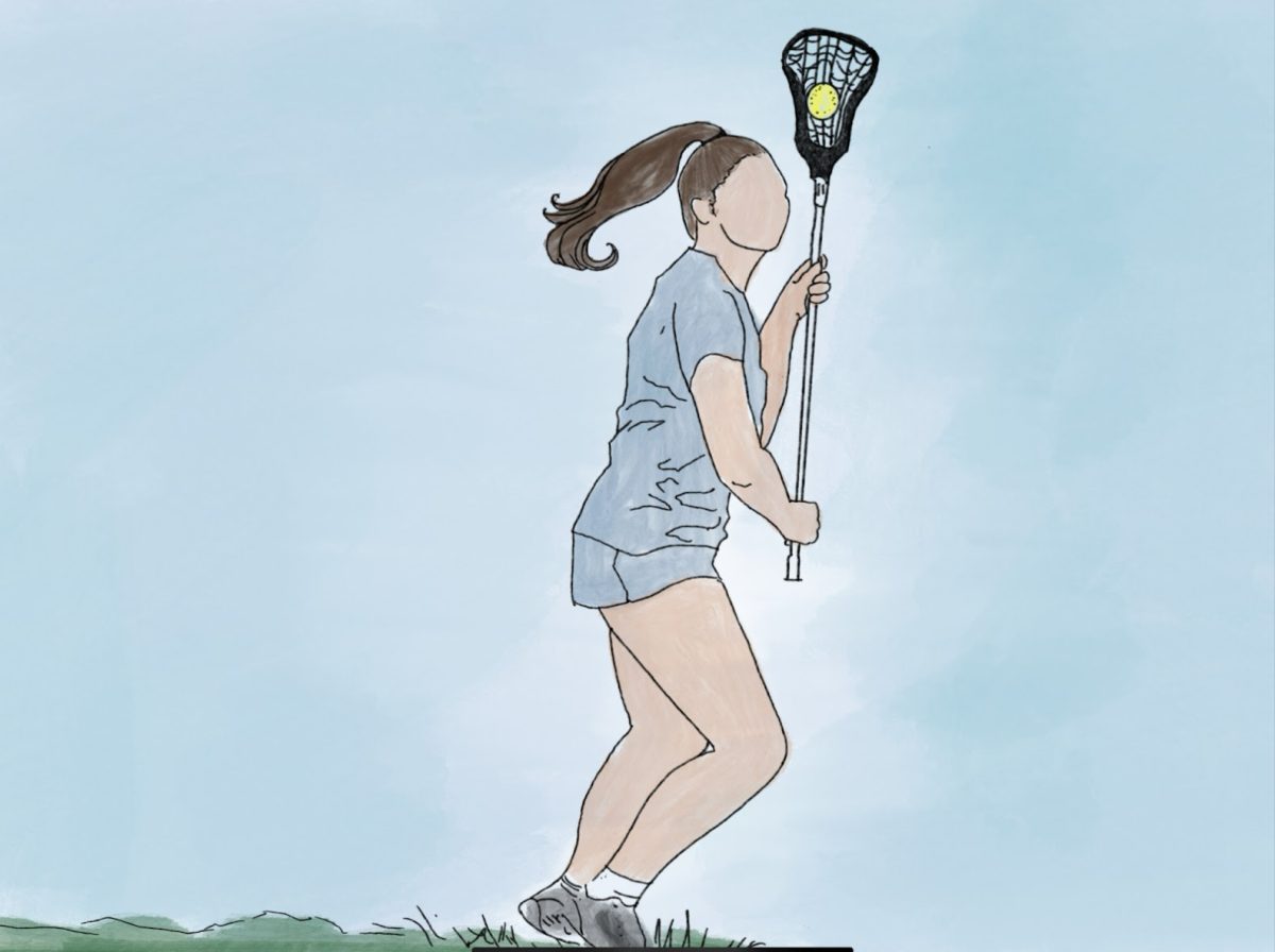 Women’s lacrosse is made up of four, 15-minute periods.