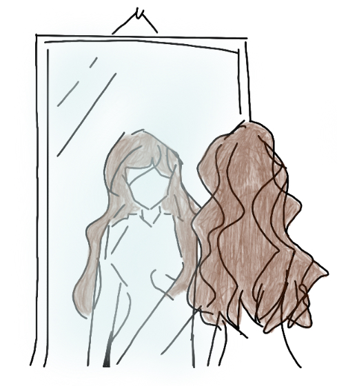 Sometimes the stranger in the mirror is yourself.