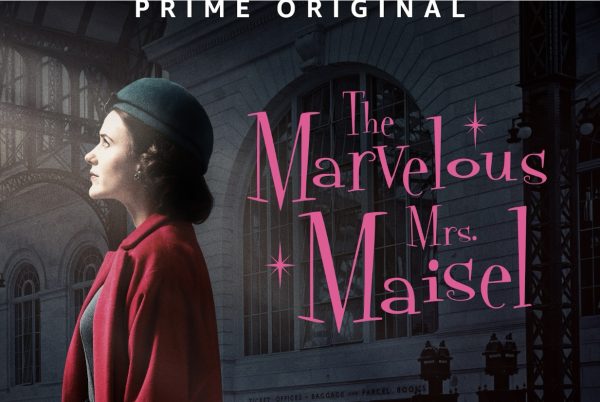 Fun Fact: Rachel Brosnahan is actually the New York fashion designer Kate Spade’s niece! Image courtesy of Amazon Prime.
