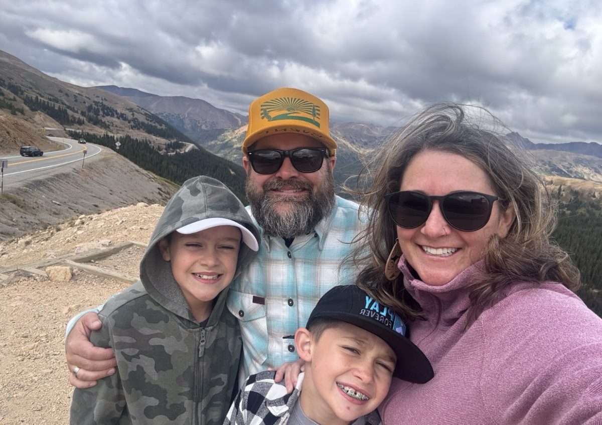 Ms. LaPorte with her husband and two sons. Photo courtesy of Ms. LaPorte.
