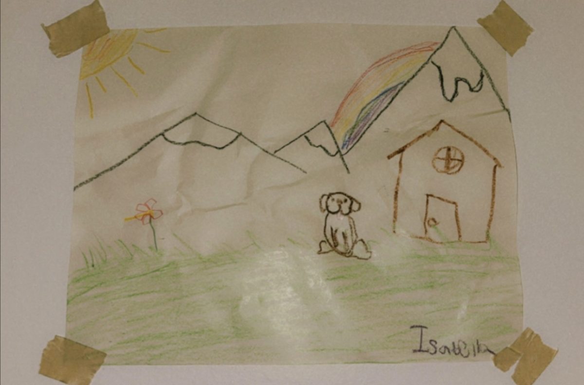 The last picture to be hung up on the fridge. Photo courtesy of Isabella Leverone and Belly Vue.