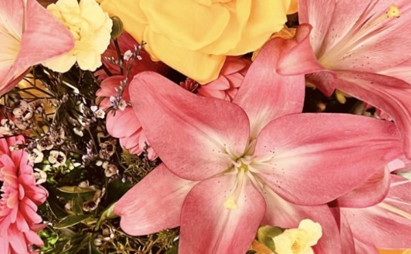 We’re starting to fade like the flowers.